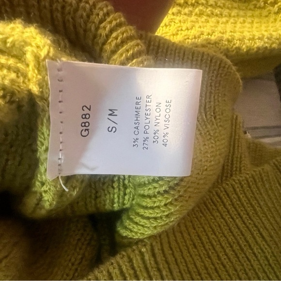 Kerisma Sz Small Saori Cardie, Moss Green Cashmere Blend Shrunken Cardigan NWOT - Picture 15 of 16